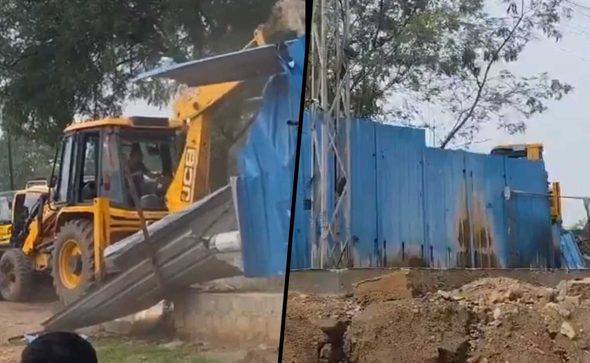 Hyderabad: Illegal Structures Demolished in Miyapur 1 Hyderabad: Illegal Structures Demolished in Miyapur