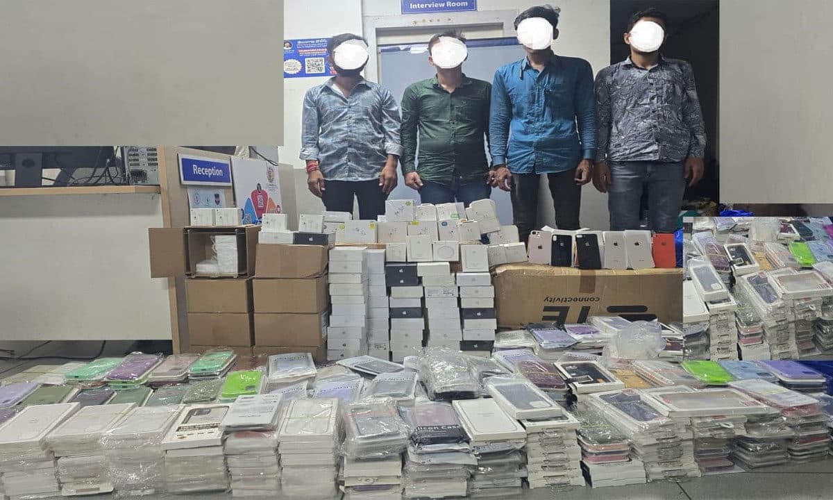 Four Arrested for Selling Fake Apple Accessories Worth Over ₹1.01 Crore in Hyderabad