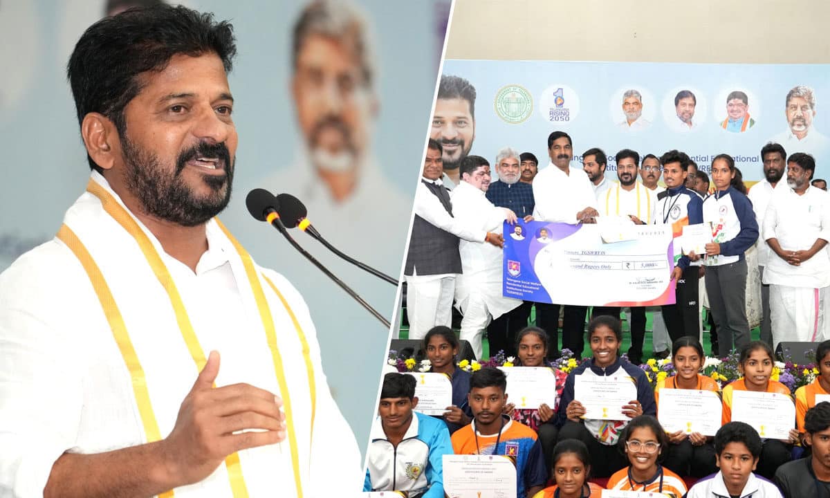CM Revanth Reddy Motivates Telangana Students, Encourages Role in State's Rebuilding