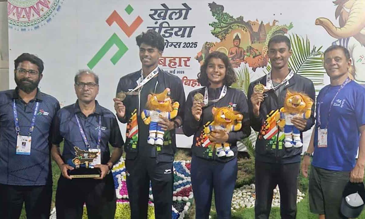 Telangana Shines at Khelo India Youth Games 2025 – Wins 3 Gold Medals in Swimming 1 Telangana Shines at Khelo India Youth Games 2025 – Wins 3 Gold Medals in Swimming