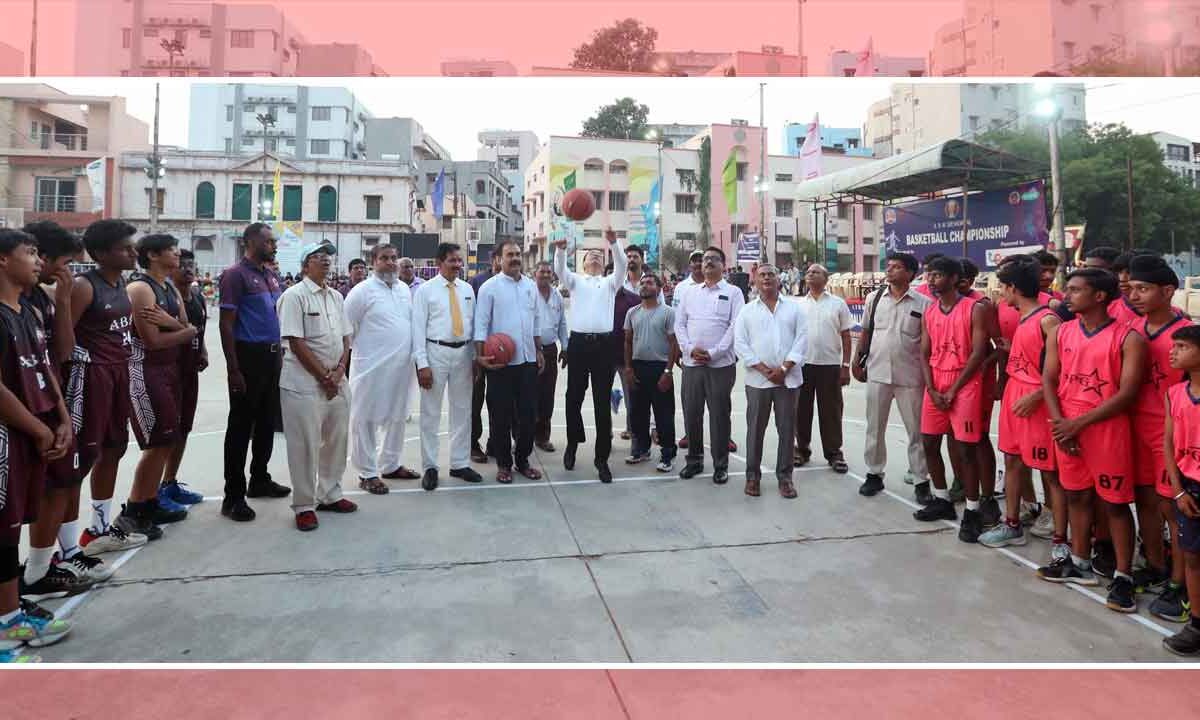 LVR Memorial Basketball Championship 2025 Kicks Off in Hyderabad 1 LVR Memorial Basketball Championship 2025 Kicks Off in Hyderabad