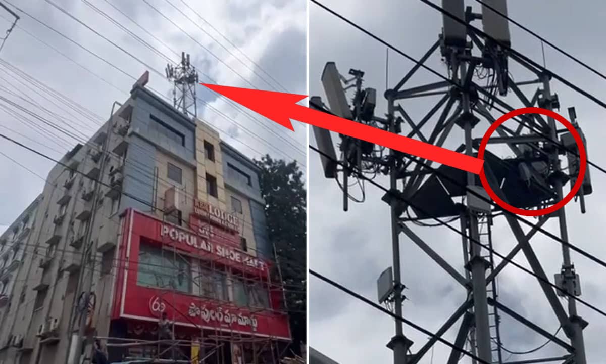 Man Climbs Cell Tower in Kukatpally Demanding Rs 8 Lakh from Builder