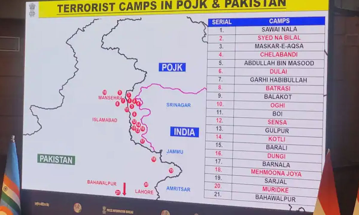 Operation Sindoor: Army Releases Images of Terror Camps Targeted in Pakistan 1 Operation Sindoor: Army Releases Images of Terror Camps Targeted in Pakistan