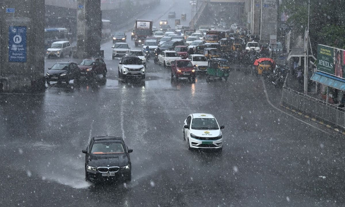 Heavy Rains in Telangana: IMD Issues Alert for Several Districts as Cyclone Brewing Over Arabian Sea