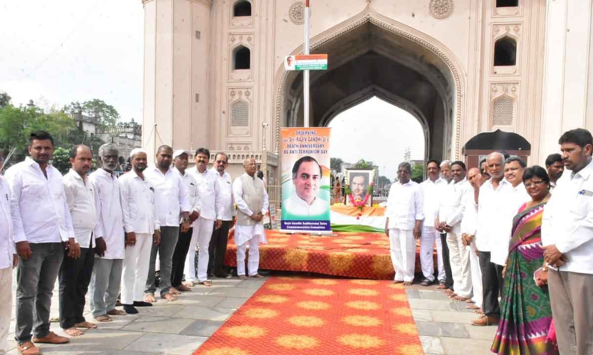 Rajiv Gandhi's death Anniversary as anti -terrorism day