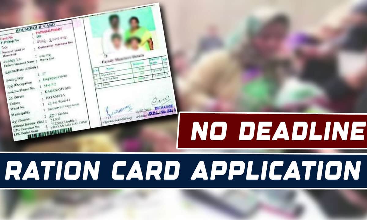 No Deadline for Ration Card Applications or Modifications: Civil Supplies Minister