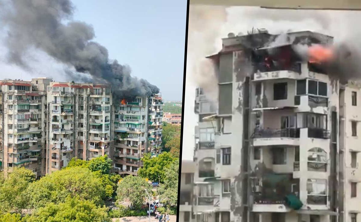 Delhi: Major Fire Breaks Out at Shabad Apartment 1 Delhi: Major Fire Breaks Out at Shabad Apartment