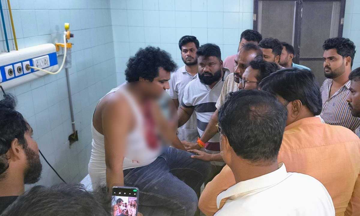 Former MLA Condemns Attack on BRS Student Leader in Mancherial 1 Former MLA Condemns Attack on BRS Student Leader in Mancherial