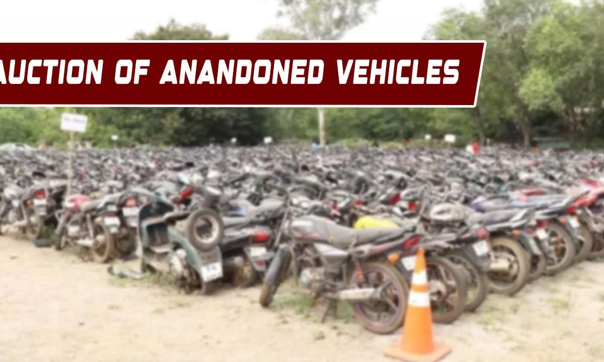 Hyderabad Police to Auction 1,783 Abandoned Vehicles — Six Months Given to Claim Ownership