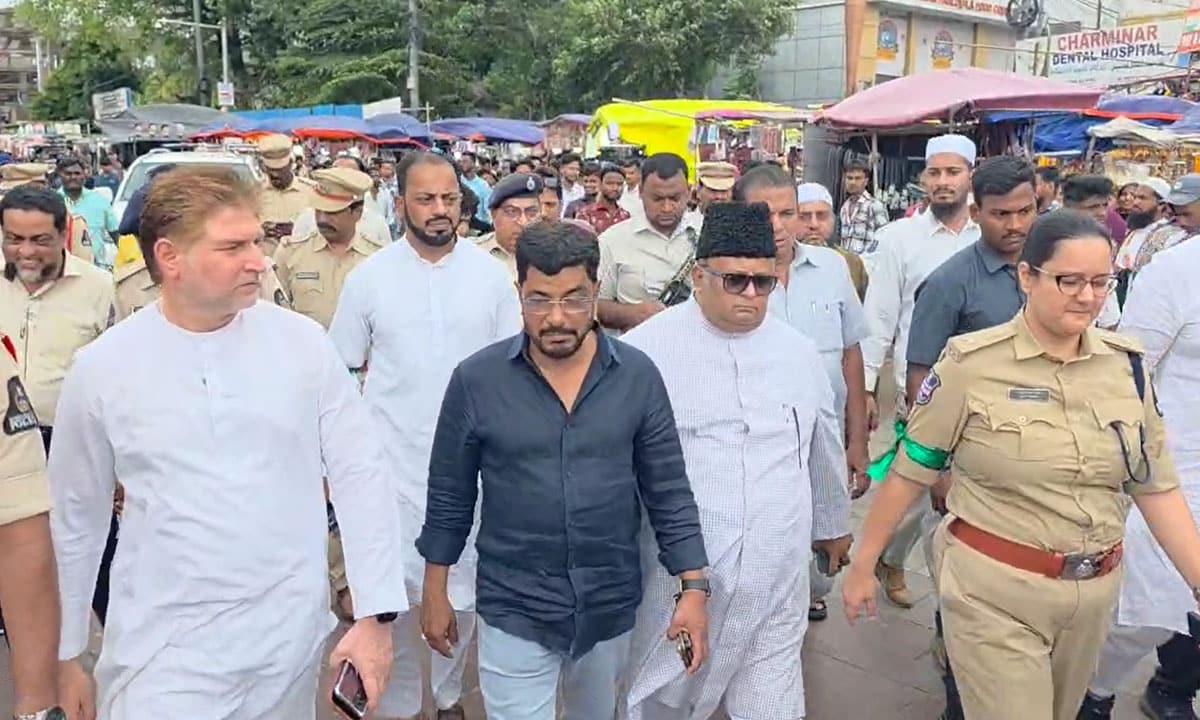 Old City Gears Up for Moharram: Charminar MLA, Officials Review Bibi Ka Alam Procession Route