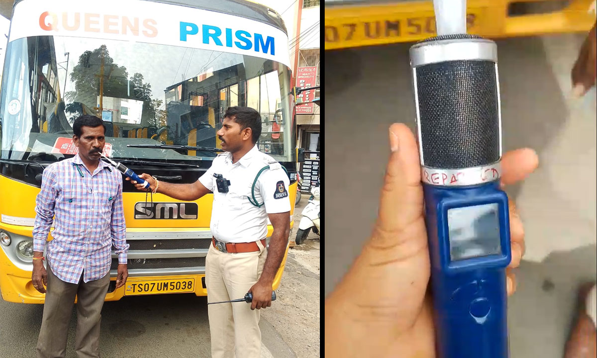 School Kids at Risk: Hyderabad Cops Catch 5 Drunk Drivers in School Bus Safety Drive 1 School Kids at Risk: Hyderabad Cops Catch 5 Drunk Drivers in School Bus Safety Drive
