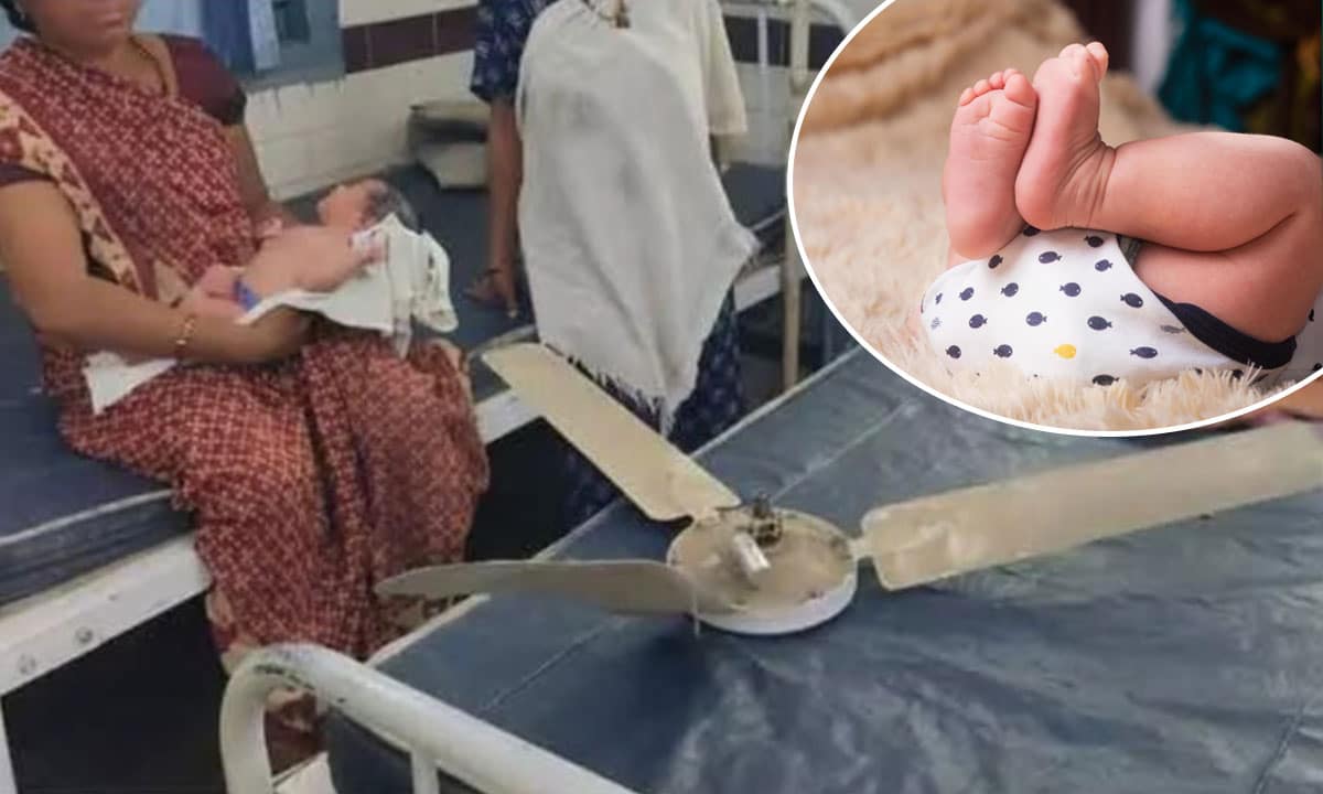 Telangana: Ceiling Fan Falls on Newborn at Government Hospital
