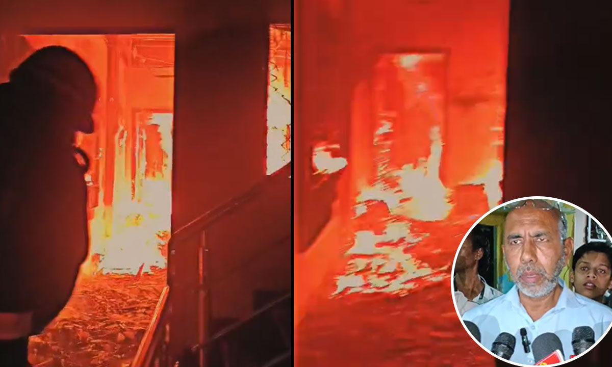 Fire Breaks Out in Hyderabad's Misrigunj, Wedding Preparations Reduced to Ashes 1 Fire Breaks Out in Hyderabad's Misrigunj, Wedding Preparations Reduced to Ashes