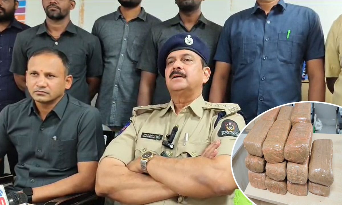 Hyderabad Police Seize 45 Kg Ganja Worth ₹11.25 Lakh, Peddler Caught in Verna Car