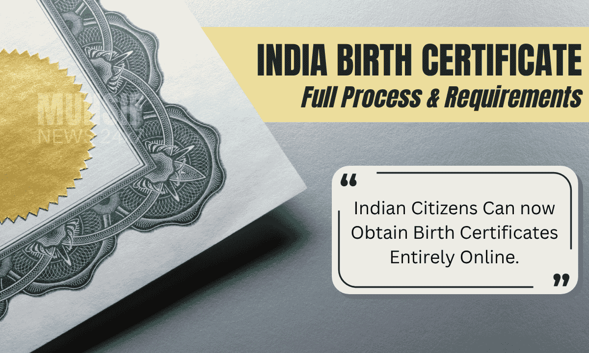 Get Your Indian Birth Certificate Online From Home: Full Process, Requirements & Charges (All States) 1 India’s Civil Registration System (CRS) portal (crsorgi.gov.in) allows home-based birth certificate applications for all states.