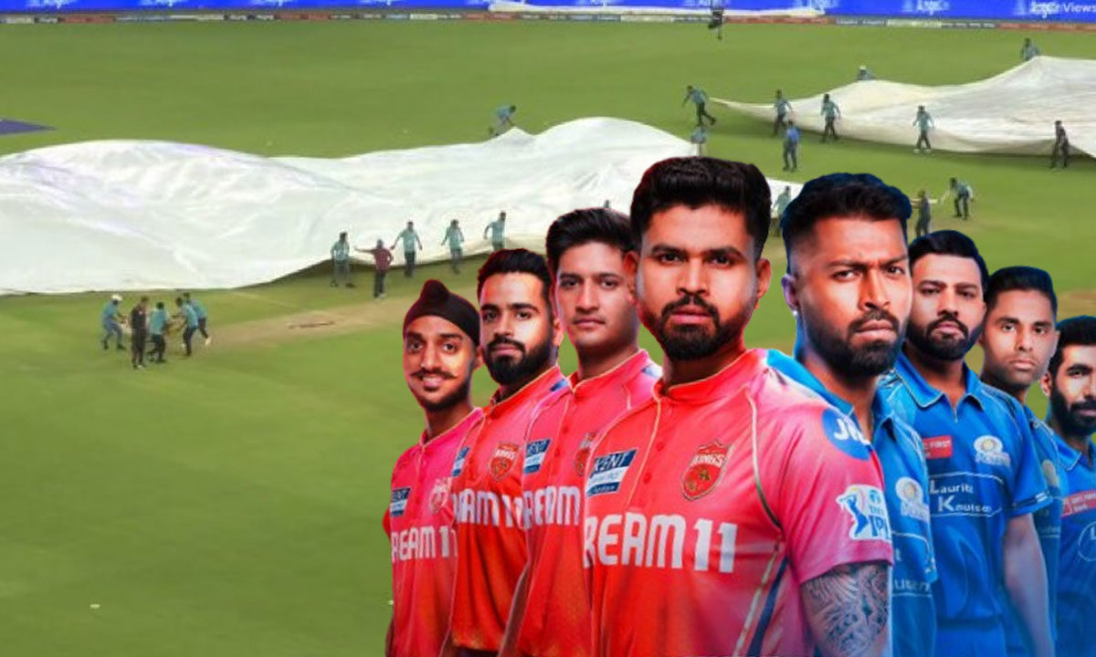Rain Delays Start of IPL Qualifier 2 Between MI and PBKS 1 Rain Delays Start of IPL Qualifier 2 Between MI and PBKS, Match to Begin at 8:25 PM