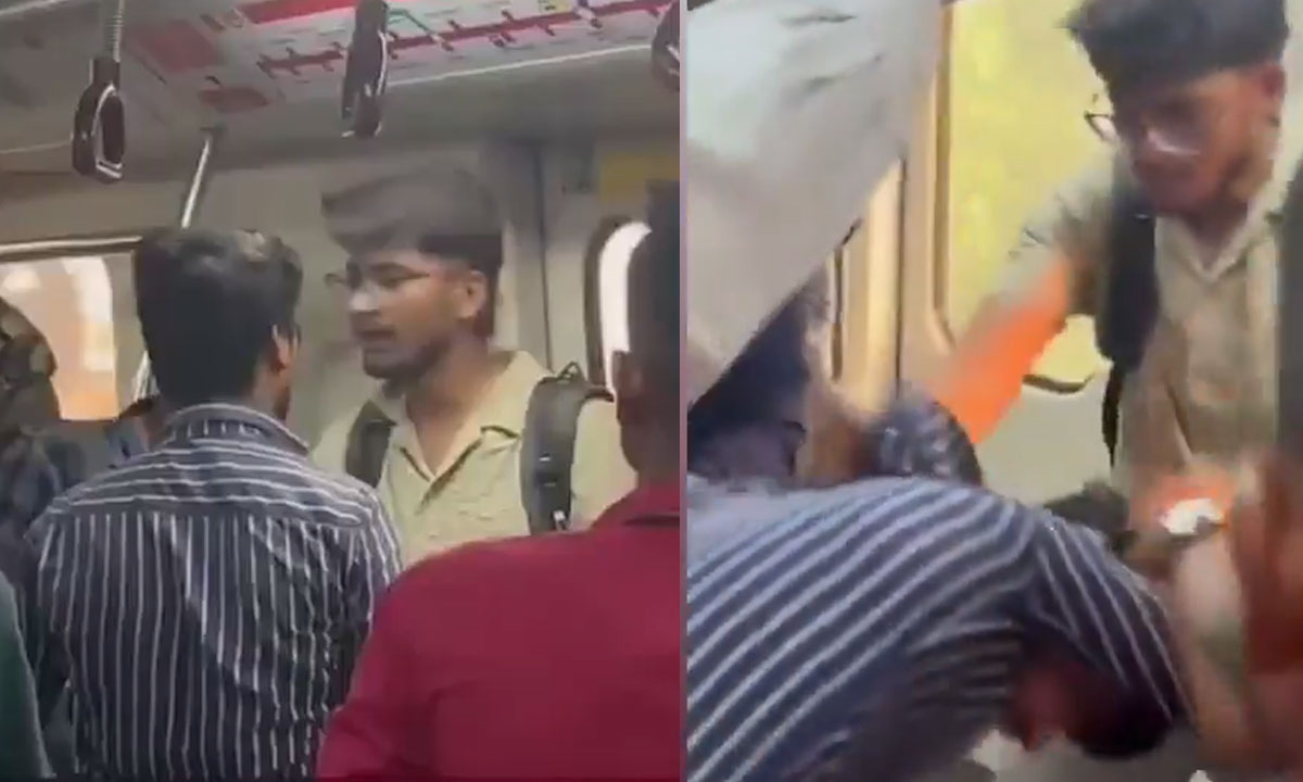 Metro Train Thief Caught and Beaten by Alert Passenger in Viral Video 1 Metro Train Thief Caught and Beaten by Alert Passenger in Viral Video