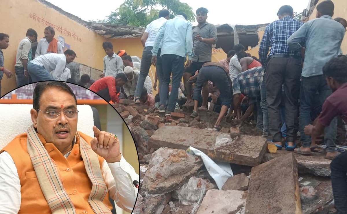 School building collapse: Raj CM Sharma expresses grief, assures proper medical care to injured