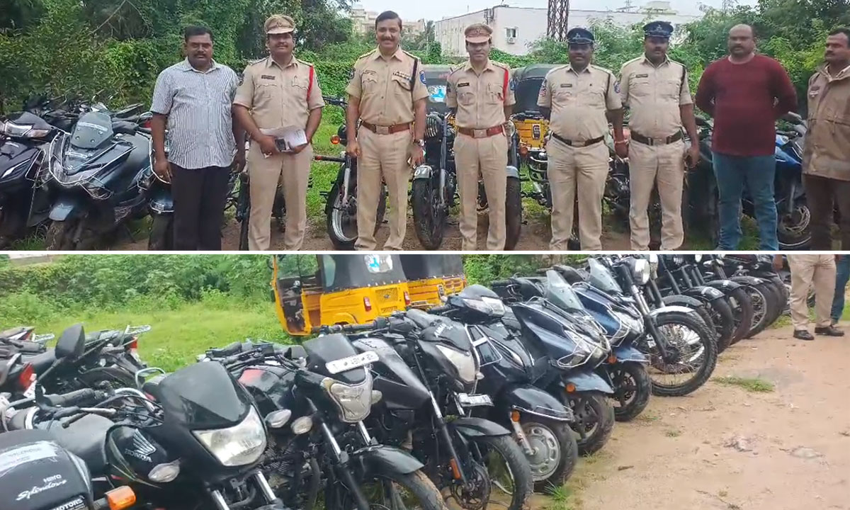 Gang of Motorcycle Thieves Busted by Miyapur Police: 5 Arrested, 17 Bikes Recovered
