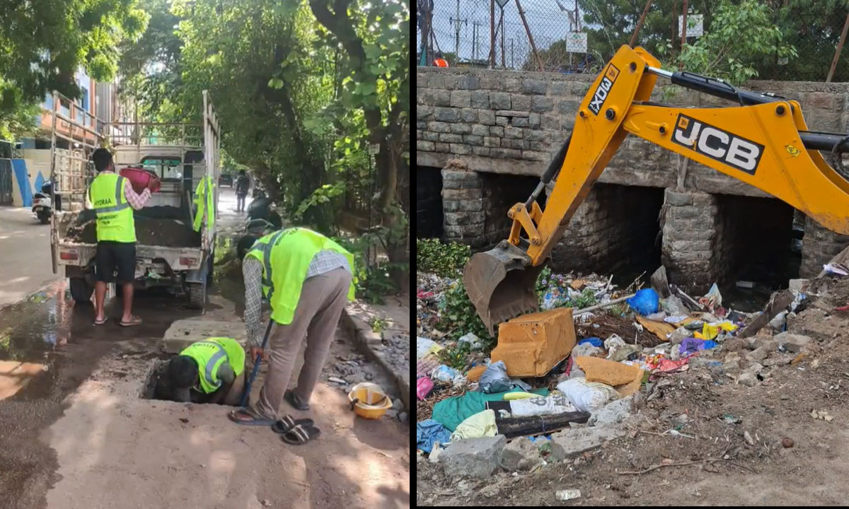HYDRAA Operation Nala Cleanup in Hyderabad: Massive Desilting Drive Boosts Monsoon Preparedness 1 HYDRAA Operation Nala Cleanup in Hyderabad: Massive Desilting Drive Boosts Monsoon Preparedness