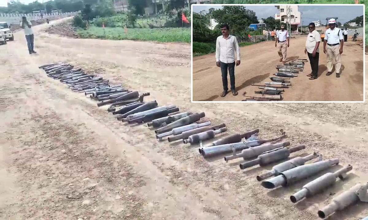 Traffic Police Launch Special Campaign, Seize Illegal Modified Silencers
