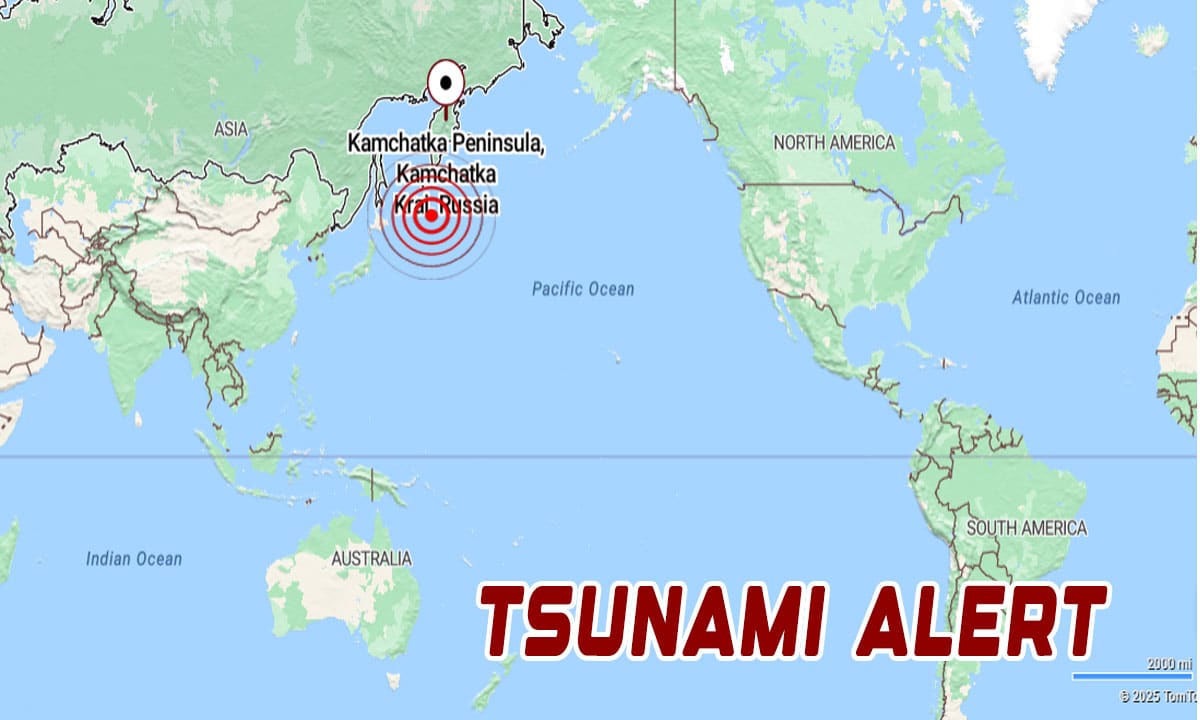 Massive Earthquake in Russia Sparks Tsunami Fears in World — Check List of Threatened Nations