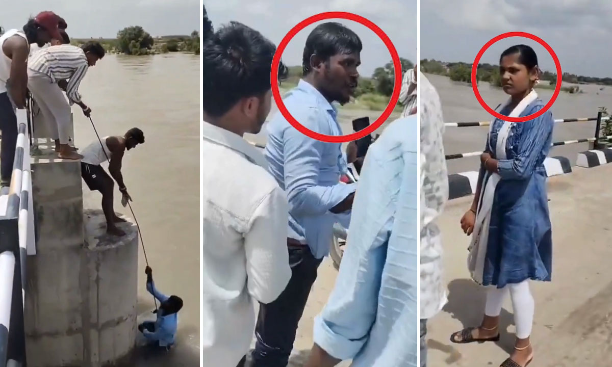 Wife Pushes Husband into Krishna River During Selfie, Incident Shocks All 1 Wife Pushes Husband into Krishna River During Selfie, Incident Shocks All