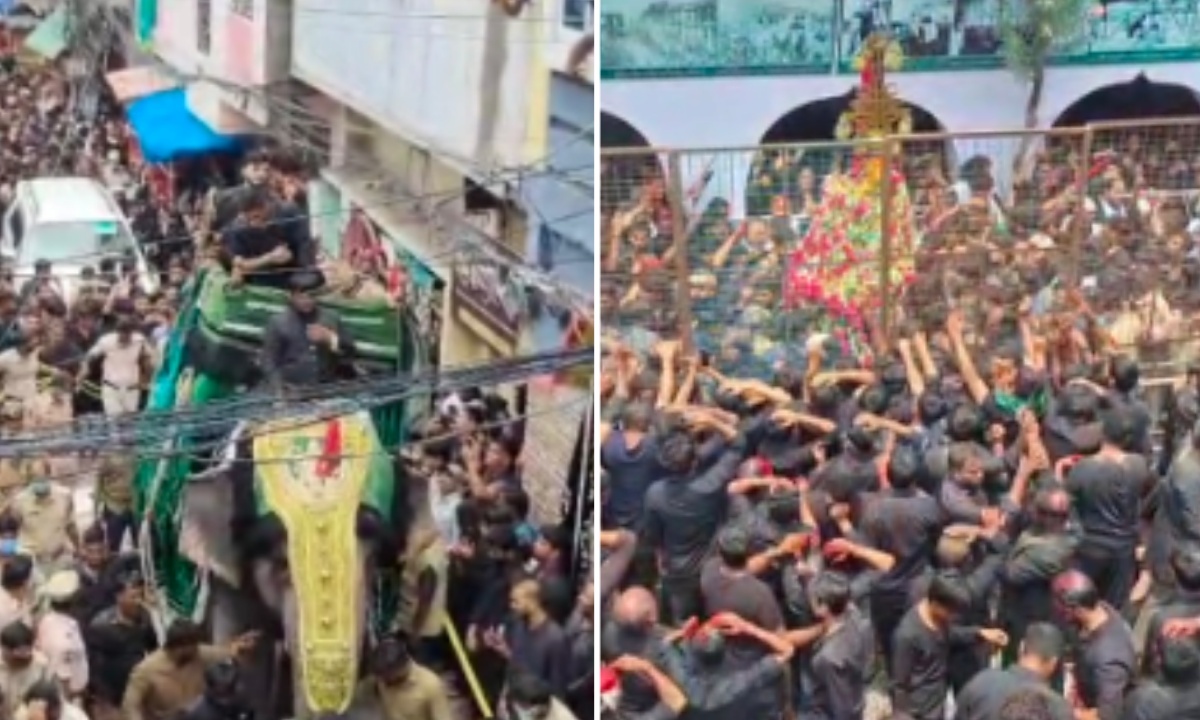 Bibi Ka Alam Procession Draws Thousands in Hyderabad Amid Tight Security 1 Bibi Ka Alam Procession Draws Thousands in Hyderabad Amid Tight Security