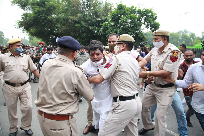 RAHUL TWEET PROTEST 2 Protest against Suspension of Rahul's Twitter Account
