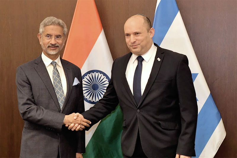 INDIA ISRAEL JAISHANKAR Jaishankar Calls on Israeli President, PM Bennett