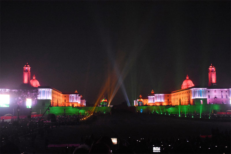 BEATING RETREAT 4 Dazzling drones steal show at Beating Retreat Ceremony