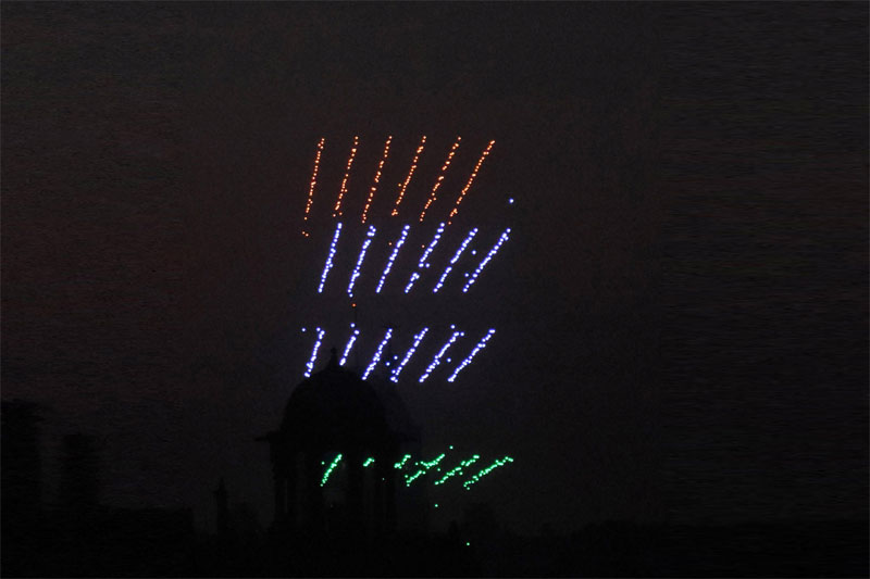 BEATING RETREAT 6 Dazzling drones steal show at Beating Retreat Ceremony