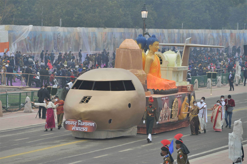 TABLEAU 1 India showcases military might, cultural diversity on 73rd R-Day