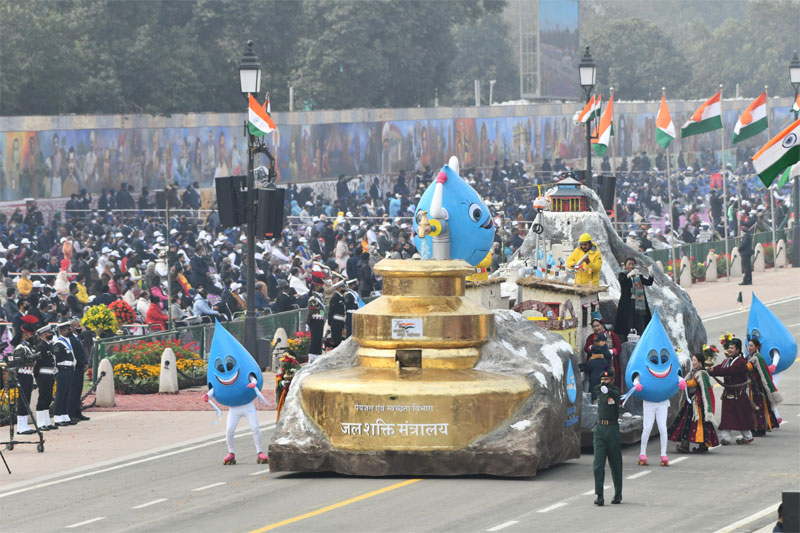 TABLEAU 12 India showcases military might, cultural diversity on 73rd R-Day