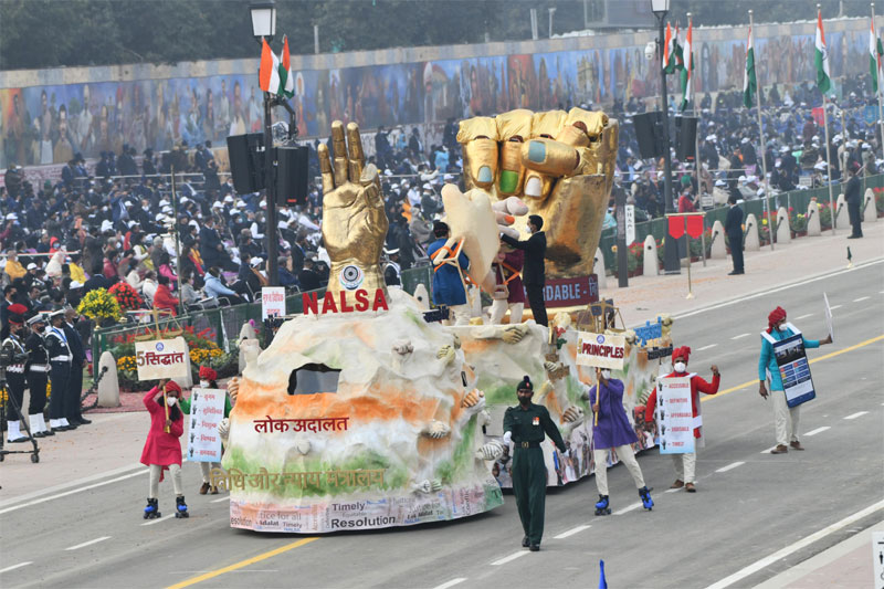 TABLEAU 13 India showcases military might, cultural diversity on 73rd R-Day