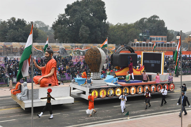 TABLEAU 2 India showcases military might, cultural diversity on 73rd R-Day