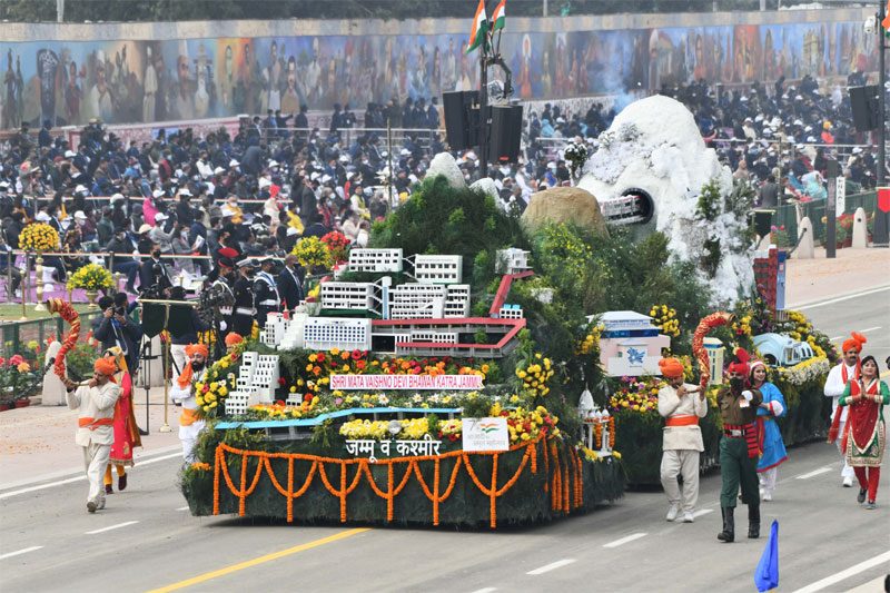 TABLEAU 5 India showcases military might, cultural diversity on 73rd R-Day