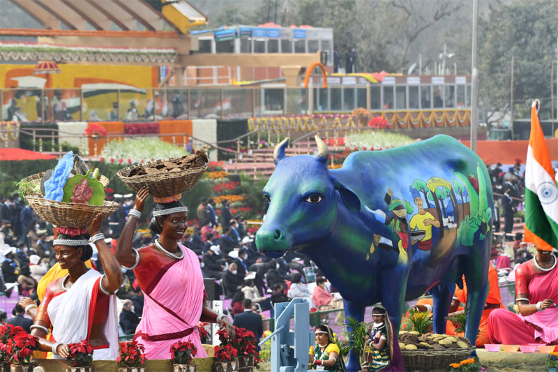 TABLEAU 6 India showcases military might, cultural diversity on 73rd R-Day