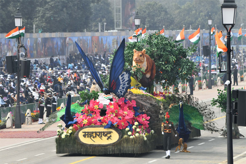 TABLEAU 7 India showcases military might, cultural diversity on 73rd R-Day