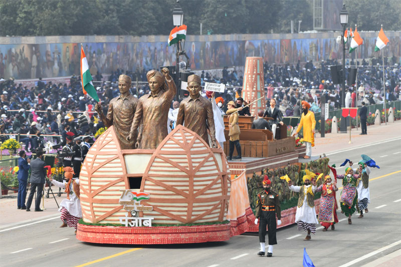 TABLEAU 8 India showcases military might, cultural diversity on 73rd R-Day