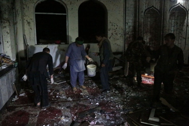 BLAST IN KABUL MOSQUE Many feared dead as explosion hits Kabul mosque