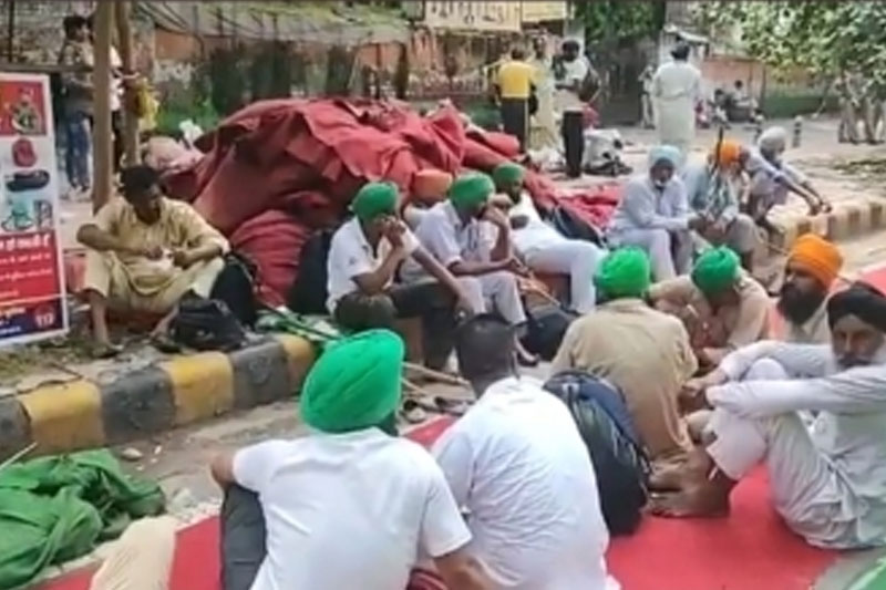 JANTAR MANTAR FARMERS Farmers reach Jantar Mantar as Delhi borders witness massive jams