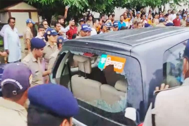 ANKITA MLA CAR Ankita case: Prime accused's factory set on fire, Oppn burns govt's effigy