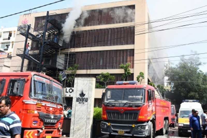 LEVANA HOTEL FIRE 4 killed, 7 injured as fire breaks out in Lucknow hotel