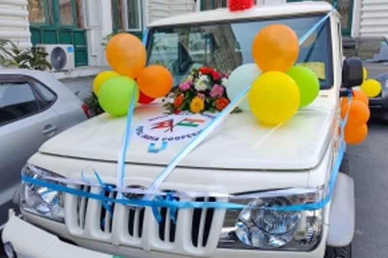 DIFFERENT KIND OF VEHICLES India gives Nepal different kinds of vehicles for poll purposes