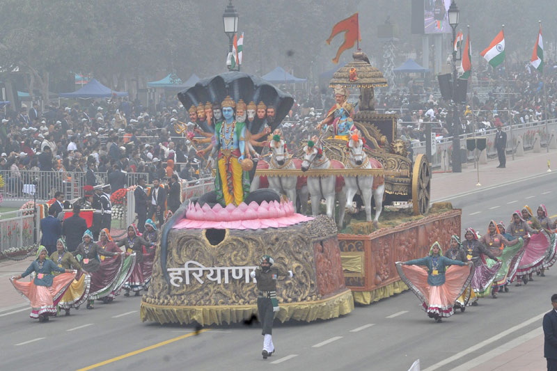 REPUBLIC DAY TABLEAU 1 Colourful tableau of Culture Ministry brings out theme of 'Nari Shakti' (see all tableaus here)