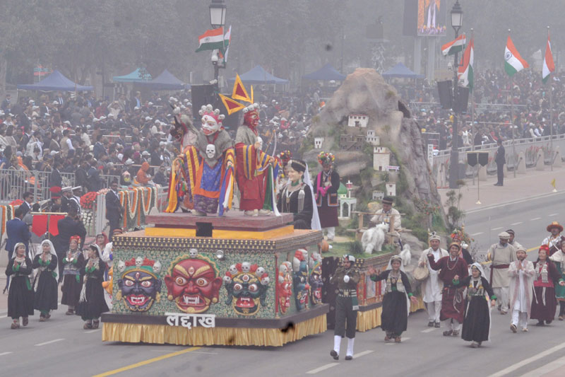 REPUBLIC DAY TABLEAU 11 Colourful tableau of Culture Ministry brings out theme of 'Nari Shakti' (see all tableaus here)