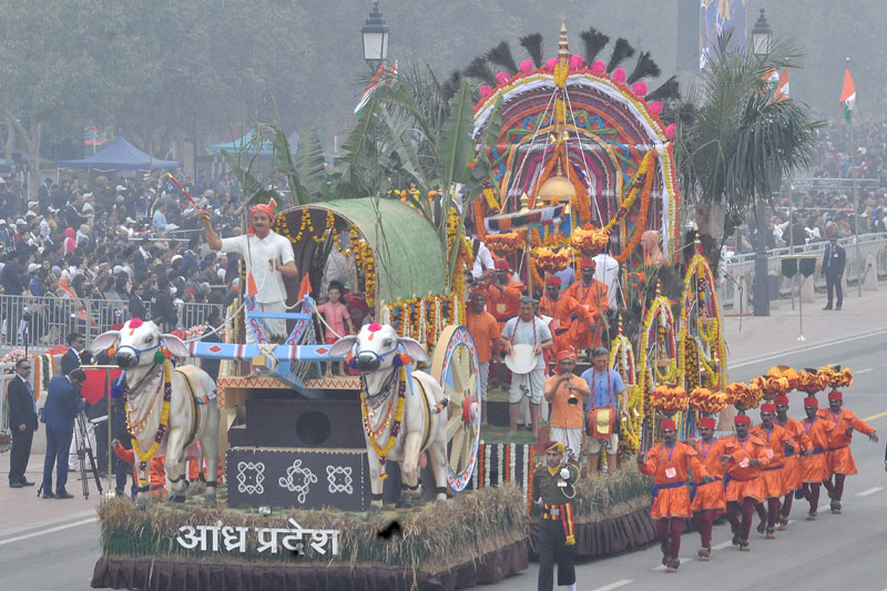 REPUBLIC DAY TABLEAU 13 Colourful tableau of Culture Ministry brings out theme of 'Nari Shakti' (see all tableaus here)