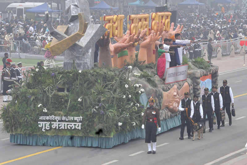 REPUBLIC DAY TABLEAU 21 Colourful tableau of Culture Ministry brings out theme of 'Nari Shakti' (see all tableaus here)