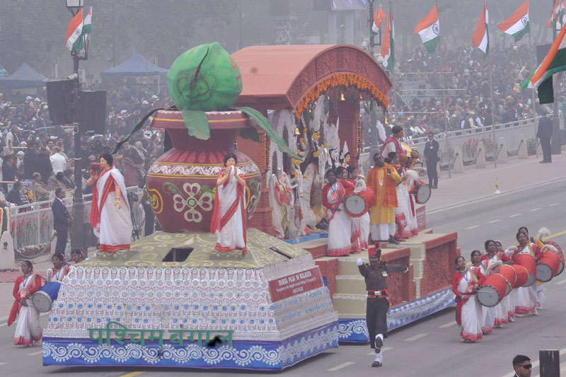 REPUBLIC DAY TABLEAU 4 Colourful tableau of Culture Ministry brings out theme of 'Nari Shakti' (see all tableaus here)